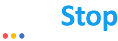 White LoadStop Logo