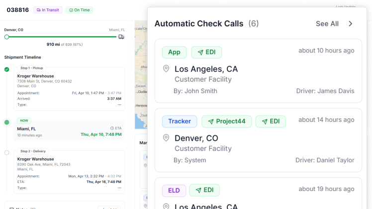 Native EDI load tender automation in LoadStop TMS