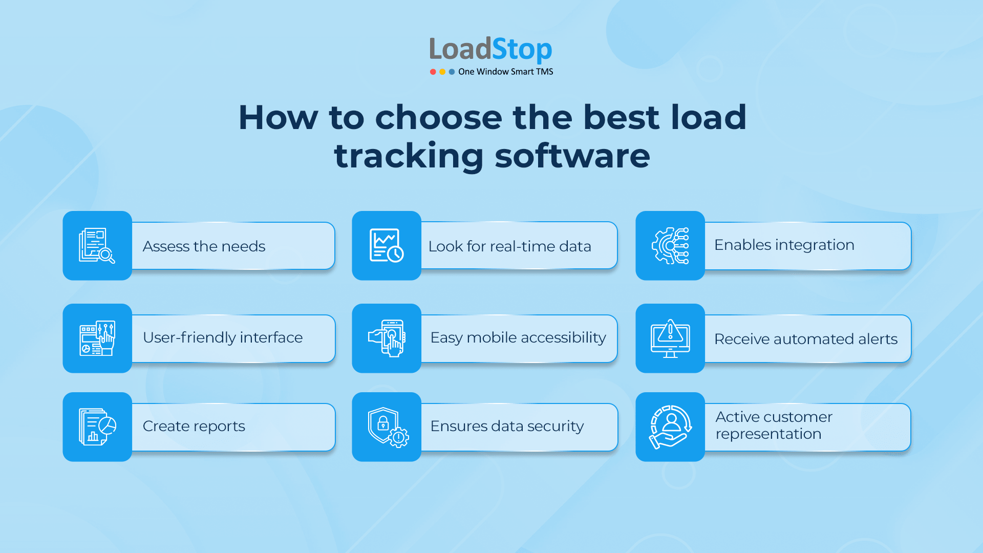 How to choose the best load tracking software