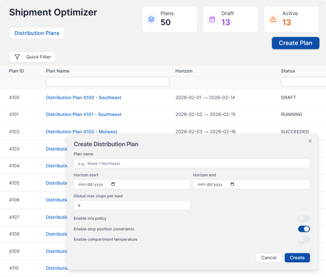 Shipper TMS: capacity, SLA, and pre-bill validation
